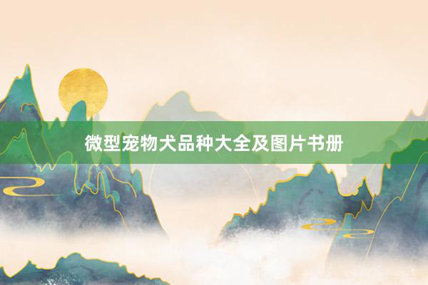 微型宠物犬品种大全及图片书册